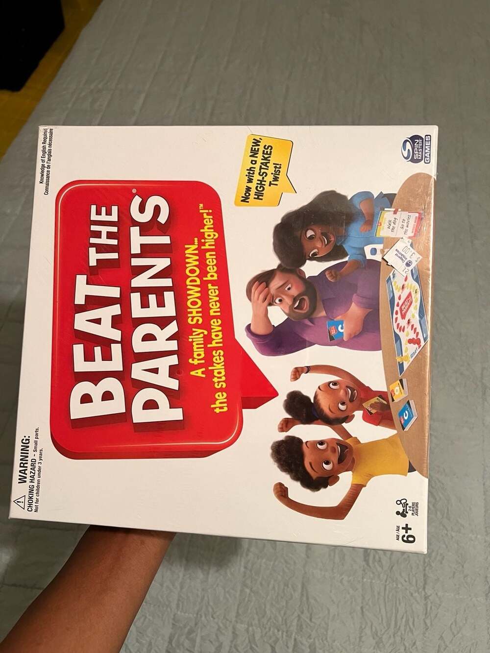 Spin Master Games - Kid Friendly Beat The Parents Trivia Game